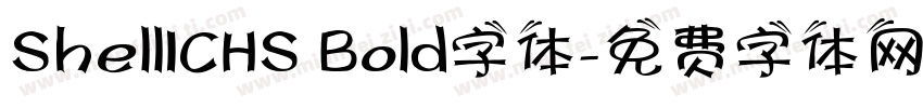 ShellICHS Bold字体字体转换